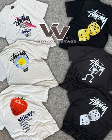 Stussy Rework Style Printed T-Shirts - #02925