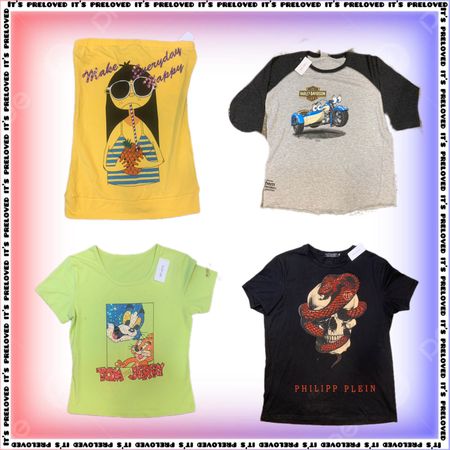 Camisetas de Desenhos Animados Fixas (RX-1104)