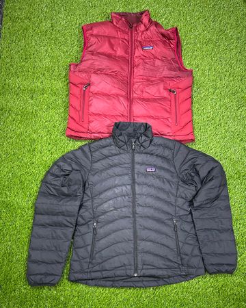 Jaquetas e coletes acolchoados Ralph Lauren e Patagonia