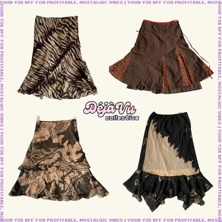 Saia Revival Grunge dos anos 90/Y2K (DVC#87)