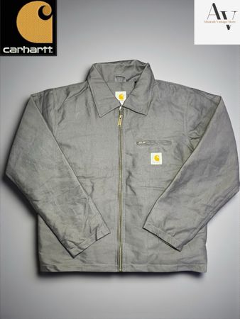 Carhartt rework style gray detriot jackets