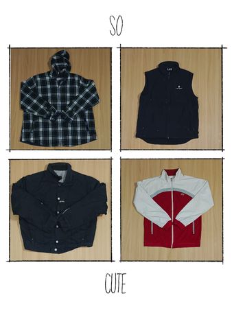 JA 0468 Jaqueta Vintage Mix com Marca