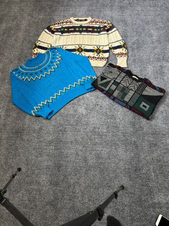 Coogi-Style Pullover