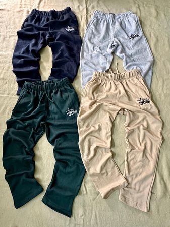 Stussy rework style mix trousers