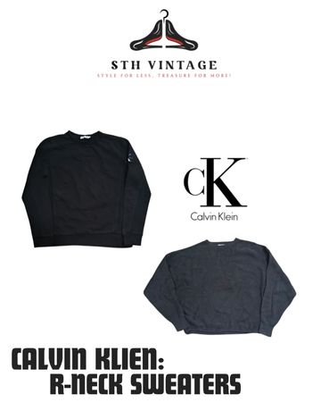 Calvin Klein Round Neck Sweaters