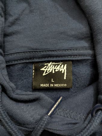 Hoodies à capuche à épaules tombantes en réimpression Stussy