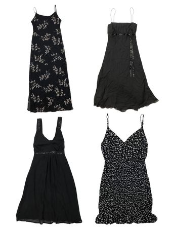 Black and Cute y2k Dresses