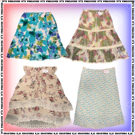 Saias de Verão Bonitas Impressas(RX-1115)
