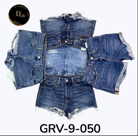 Levi’s Mix Shorts – Denim Autêntico Y2K, Essencial de Moda do Dia a Dia (GRV-9-050)