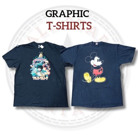 T-shirts graphiques mixtes