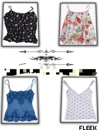Y2k Cami Tops Mix