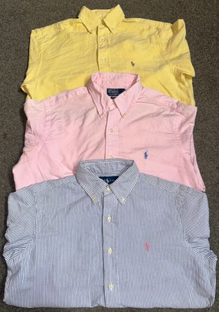 Camisas de algodón Polo Ralph Lauren para hombres