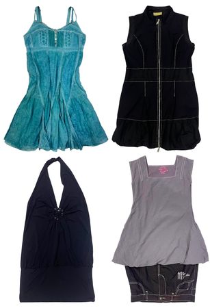 The Cargo girl! Y2k dresses: S-1258