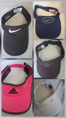 Branded Golf & Tennis Visors, Vintage Mix Half caps/hats Listing ID#95