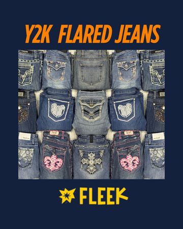 Jeans acampanados Y2K