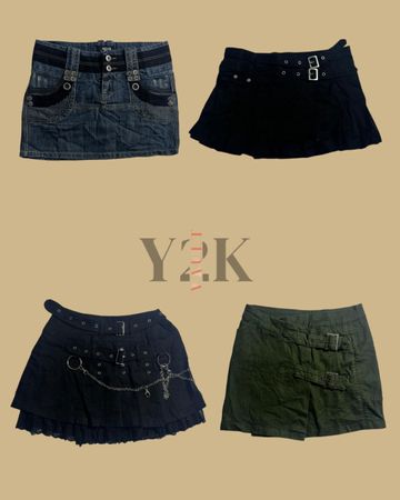 Jupes vintage y2k drops (YV-269)