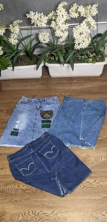 ミッドファッションデニムスカート