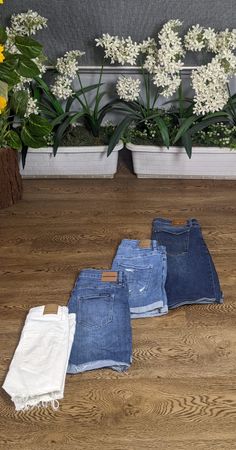 Mix Branded Denim Shorts