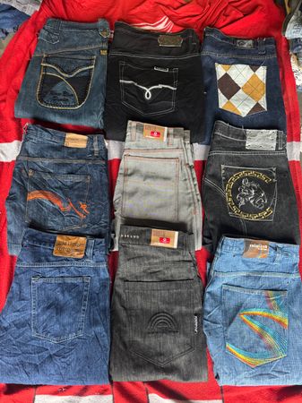 Pantalons hip hop en denim 21 pièces