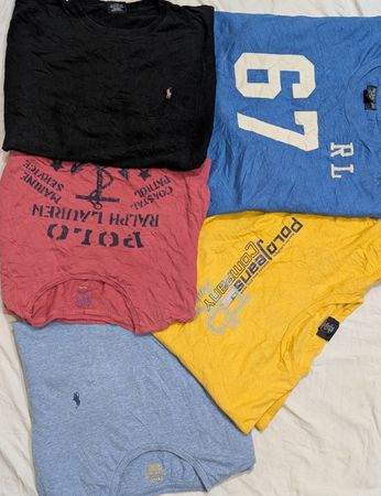 RALPH LAUREN T-shirts à col rond