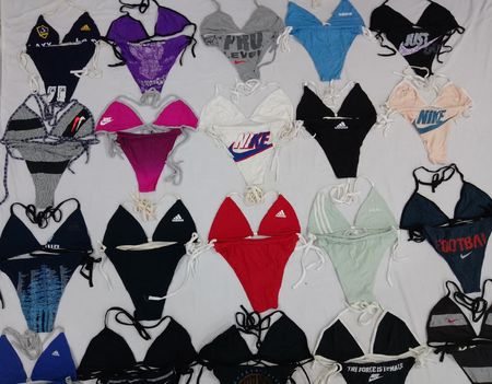 CR5128 Upcycled Mix Branded One-of-One Bikini Set