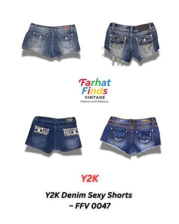 Y2K Denim Sexy Shorts FFV - 0047
