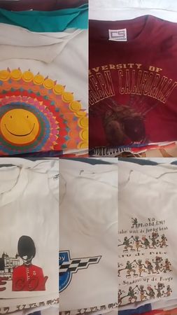 シングルステッチのヴィンテージプリントTシャツ