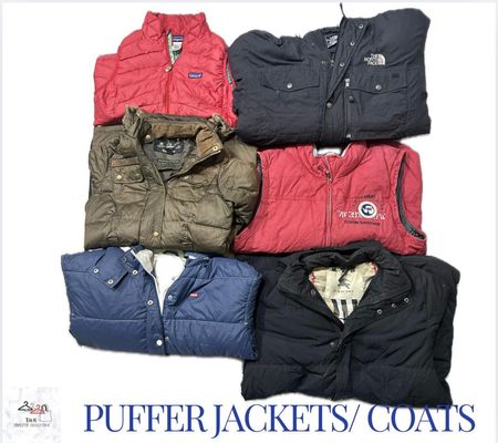 Puffer Jackets (Mix brands including North face, Barbour and others)