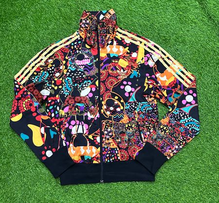 Adidas vintage logo track jacket
