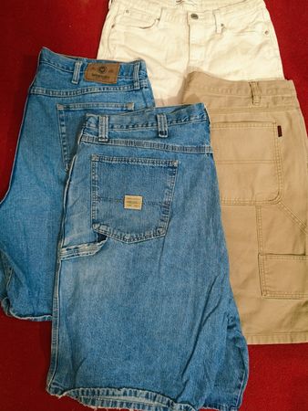 Mixed brands denim shorts