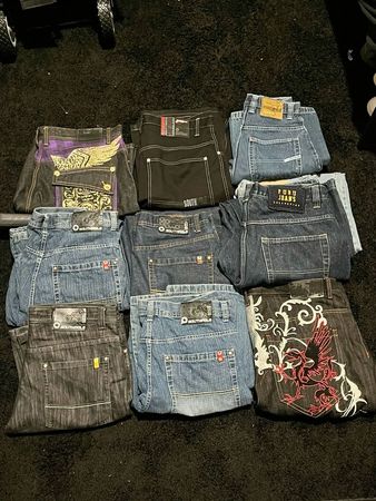 All brands mixed hip hop baggy mixed bundle