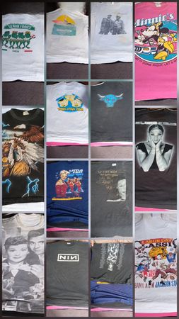 90s American Vintage T-Shirts – Mixed Graphics / Band / Sports / Promo