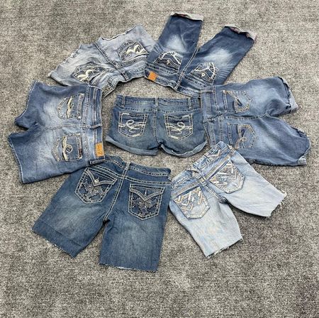 Y2k embelished sexy shorts (R-50-1210)