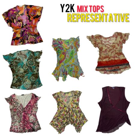 Mezcla de Tops Y2K