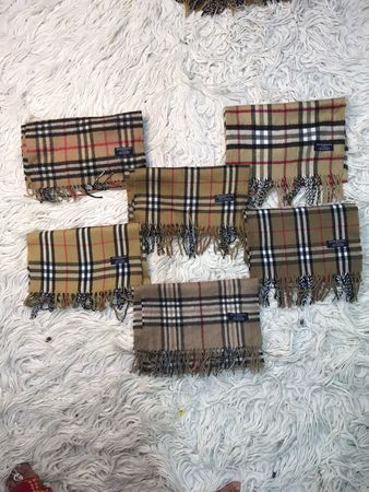 Burberry scarves in beige