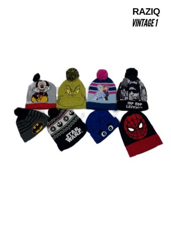 Chapeaux en laine imprimée