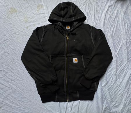 Rework Carhartt Black hood (white stitch)