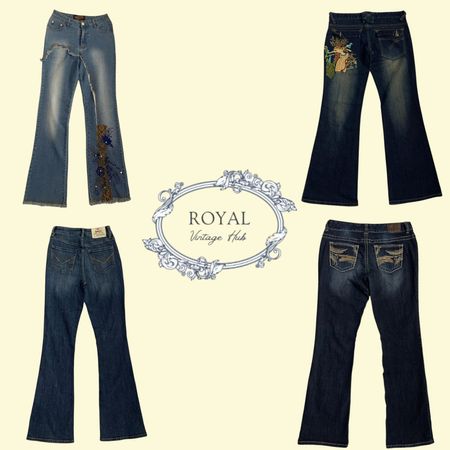 Y2K Trendy Flare Jeans