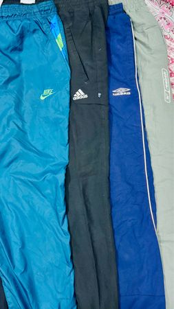 Branded Mix Track pants