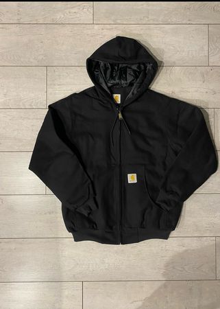 Custom handpick Rework style carhartt black hooded jackets