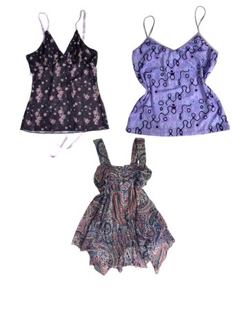 The Purple Blend! Y2K Tops S-1266