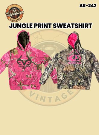 ジャングルプリントスウェットシャツ
