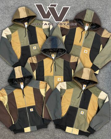 Carhartt Rework Style Patchwork Active Jackets - #17925