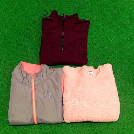 ピンクフリースジャケット