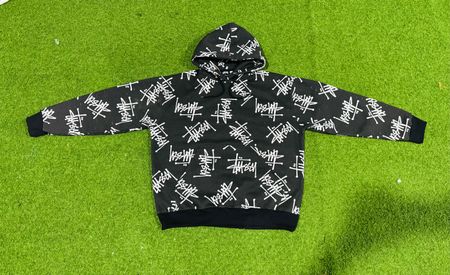 Rework style stussy printed hoodies