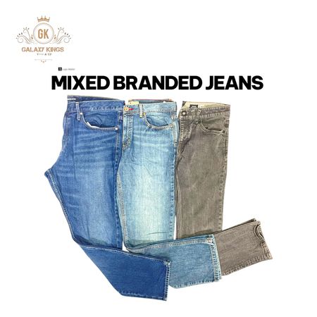 Jeans de marques mixtes