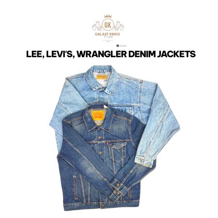 Lee Levi's Wrangler Denim Jackets