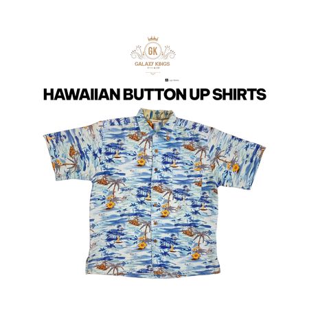 Camicie hawaiane con bottoni