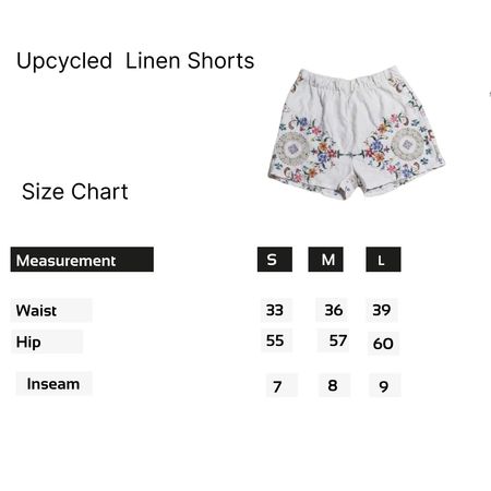 SS25 Upcycled  Linen Shorts