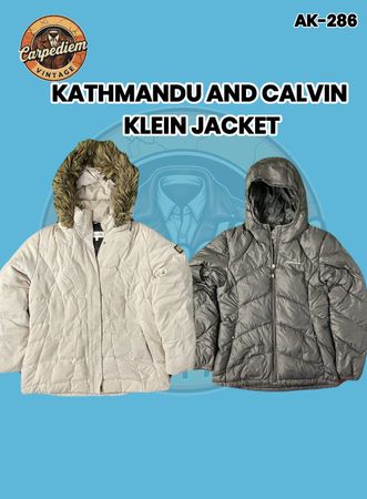 Kathmandu And Calvin Klein puffer Jacket Ak-286